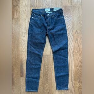 The Mid-Rise Skinny Stretch Jean Dark Wash